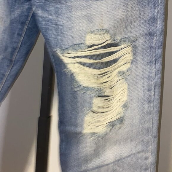 Hidden Jeans Raw Hem Distressed Patched - Picture 3 of 8